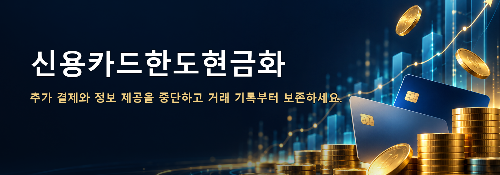 신용카드한도현금화 · 추가 결제와 정보 제공을 중단하고 거래 기록부터 보존하세요.